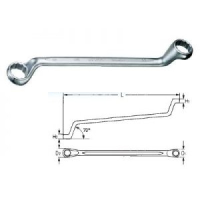 Двусторонний накидной гаечный ключ 1/4 x 5/16 HE-00475660682 HEYCO