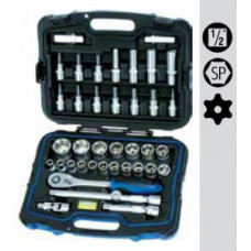 Набор торцовых головок 1/2" (39 предметов) HE-50853301583 HEYCO
